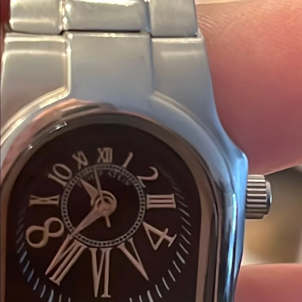 Philippe Starck Silver and Black Watch